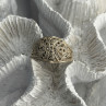 Vintage 925 Sterling Silver Marcasite Ring Size 10