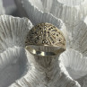 Vintage 925 Sterling Silver Marcasite Ring Size 10