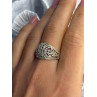 Vintage 925 Sterling Silver Marcasite Ring Size 10