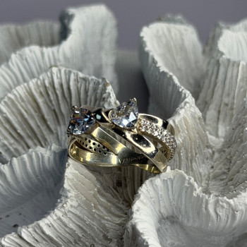 Pandora Ale 58 925 Sterling Silver Cz Ring Size 9
