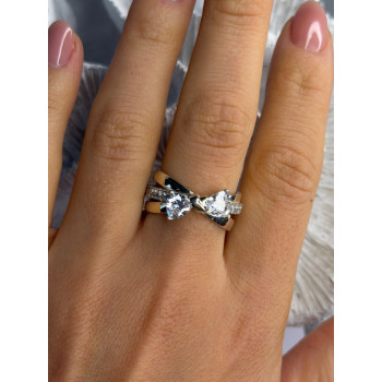 Pandora Ale 58 925 Sterling Silver Cz Ring Size 9