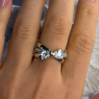 Pandora Ale 58 925 Sterling Silver Cz Ring Size 9