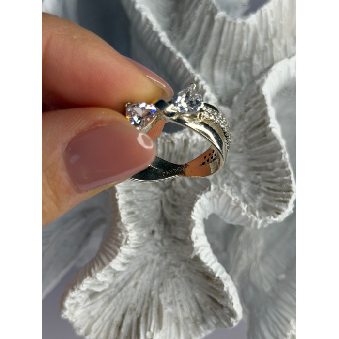 Pandora Ale 58 925 Sterling Silver Cz Ring Size 9