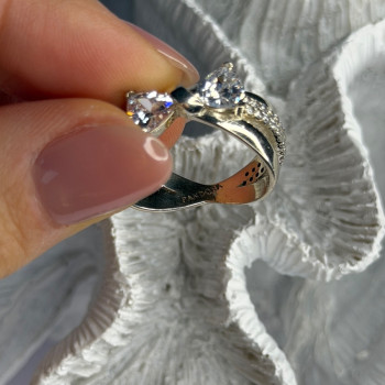 Pandora Ale 58 925 Sterling Silver Cz Ring Size 9