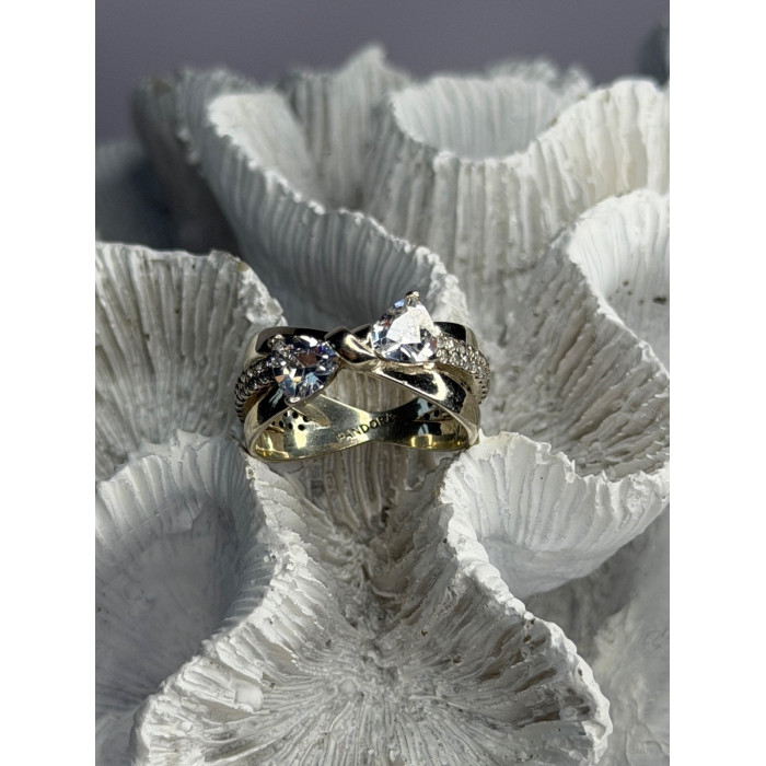 Pandora Ale 58 925 Sterling Silver Cz Ring Size 9