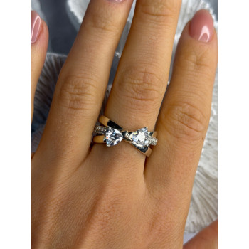 Pandora Ale 58 925 Sterling Silver Cz Ring Size 9