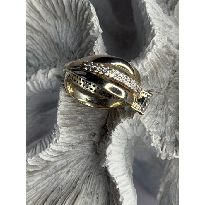 Pandora Ale 58 925 Sterling Silver Cz Ring Size 9