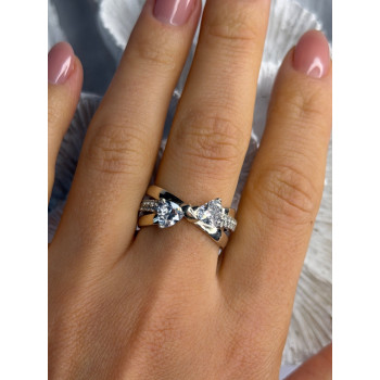 Pandora Ale 58 925 Sterling Silver Cz Ring Size 9