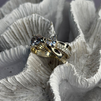 Pandora Ale 58 925 Sterling Silver Cz Ring Size 9