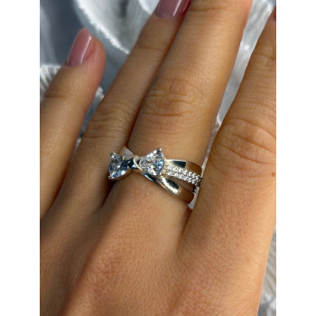Pandora Ale 58 925 Sterling Silver Cz Ring Size 9
