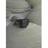 925 Sterling Silver Cz Ring Size 9