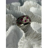 925 Sterling Silver Pink Topaz & Beryl Ring Size 5.5