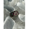 925 Sterling Silver Pink Topaz & Beryl Ring Size 5.5
