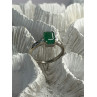 DJoy 925 Sterling Silver Emerald & Beryl Ring Size 8
