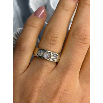 Vintage 925 Sterling Silver Moonstone Ring Size 6.5