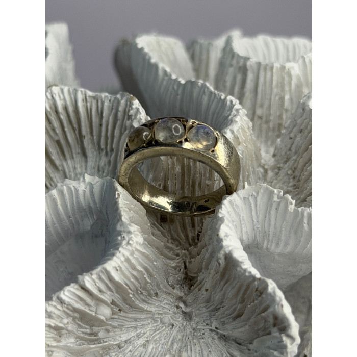 Vintage 925 Sterling Silver Moonstone Ring Size 6.5