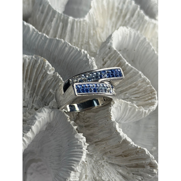 Beautiful 925 Sterling Silver Cz Ring Size 9