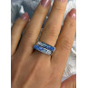Beautiful 925 Sterling Silver Cz Ring Size 9