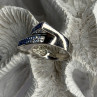 Beautiful 925 Sterling Silver Cz Ring Size 9