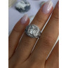 Tycoon 925 Sterling Silver Cz Ring Size 5