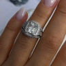 Tycoon 925 Sterling Silver Cz Ring Size 5