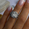 Tycoon 925 Sterling Silver Cz Ring Size 5