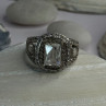 Tycoon 925 Sterling Silver Cz Ring Size 5