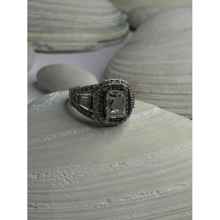 Tycoon 925 Sterling Silver Cz Ring Size 5