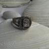 Tycoon 925 Sterling Silver Cz Ring Size 5