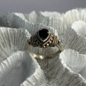 Vintage 925 Sterling Silver Garnet Ring Size 9