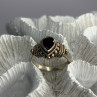 Vintage 925 Sterling Silver Garnet Ring Size 9