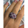 Beautiful Design 925 Sterling Silver Cz Ring Size 8