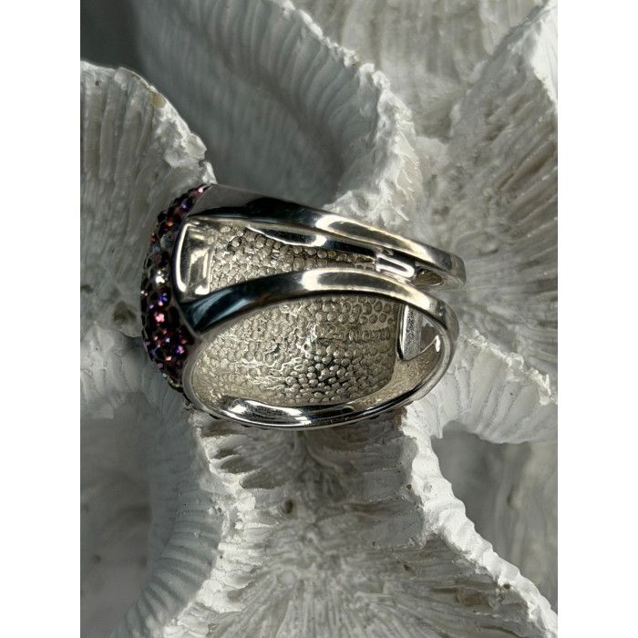 Beautiful Design 925 Sterling Silver Cz Ring Size 8