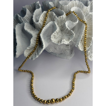 Elegant Design 14K Yellow Gold Necklace Length 23 in