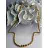 Elegant Design 14K Yellow Gold Necklace Length 23 in