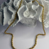 Elegant Design 14K Yellow Gold Necklace Length 23 in