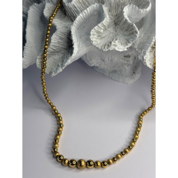 Elegant Design 14K Yellow Gold Necklace Length 23 in