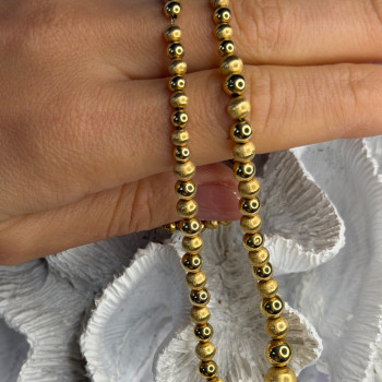 Elegant Design 14K Yellow Gold Necklace Length 23 in