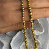 Elegant Design 14K Yellow Gold Necklace Length 23 in