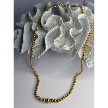 Elegant Design 14K Yellow Gold Necklace Length 23 in