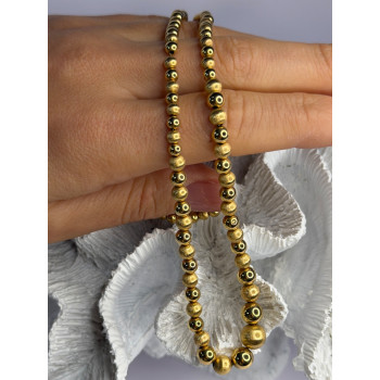 Elegant Design 14K Yellow Gold Necklace Length 23 in