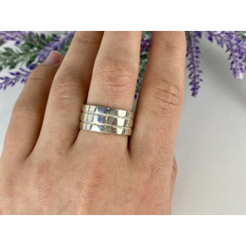 925 Sterling Silver Band Ring Size 10.5