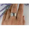 925 Sterling Silver Band Ring Size 10.5