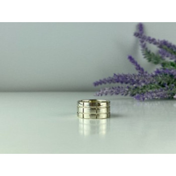 925 Sterling Silver Band Ring Size 10.5