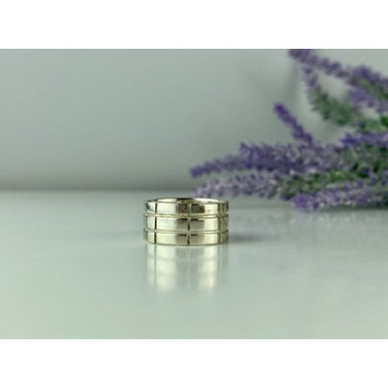 925 Sterling Silver Band Ring Size 10.5