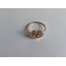 925 Sterling Silver Gold Plated Morganite Ring Size 10