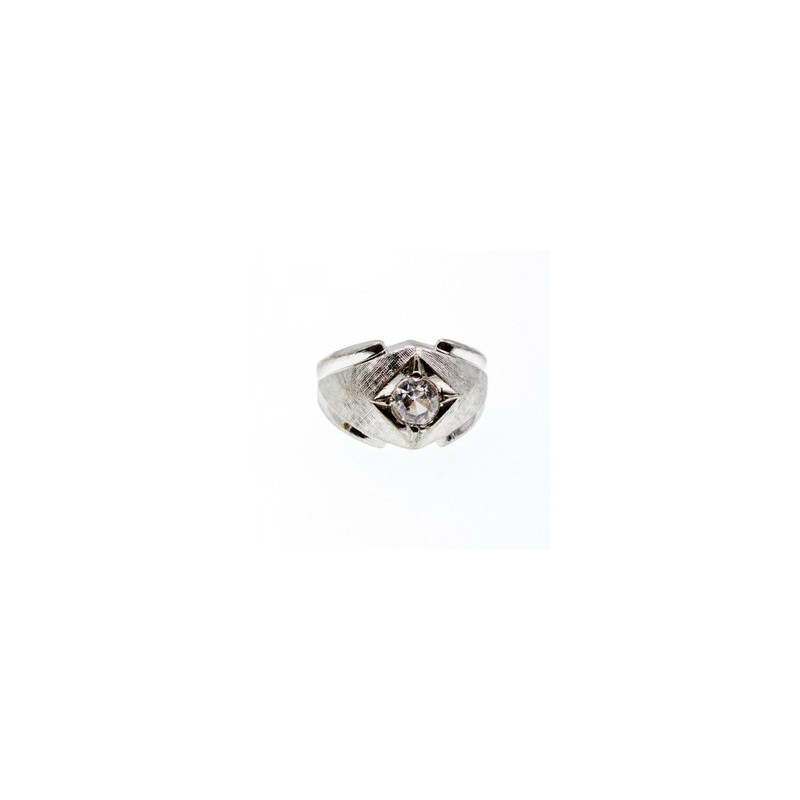 925 Sterling Silver CZ Ring Size 10