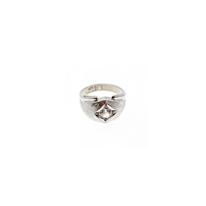 925 Sterling Silver CZ Ring Size 10
