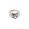 925 Sterling Silver CZ Ring Size 10