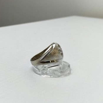 925 Sterling Silver CZ Ring Size 10